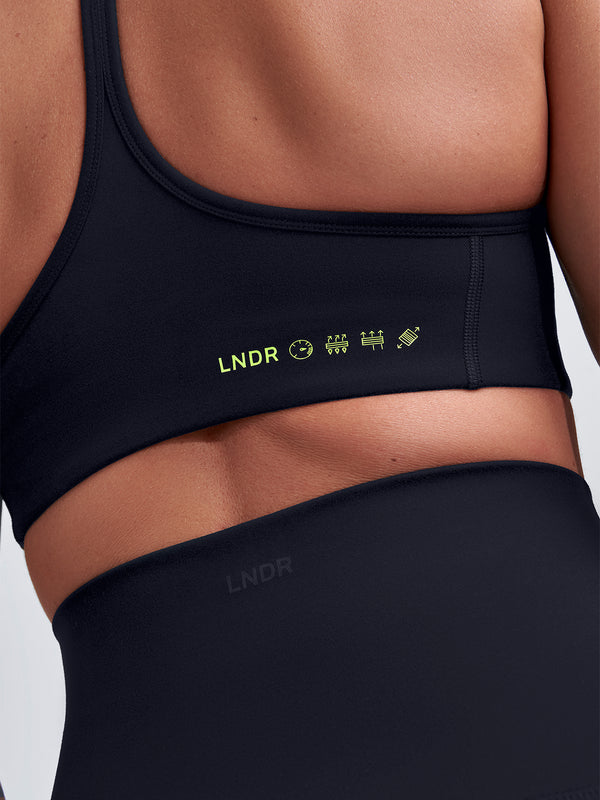 Lndr FATAL ATTRACTION RECYCLED Sports Bra Black Black