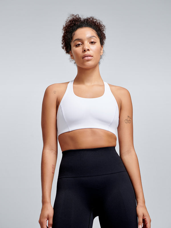 lndr FATAL ATTRACTION RECYCLED Sports Bra White White
