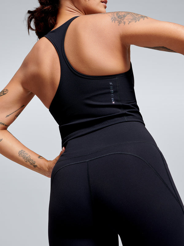 Lndr FEMME FATALE RECYCLED Longline Bra Black Black