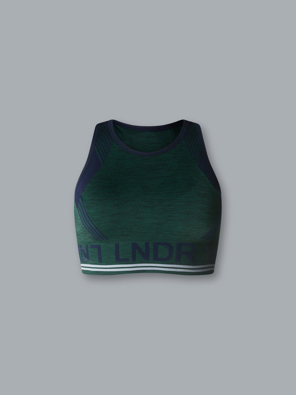 Lndr Aero Dynamic Bra Dark Green Marl