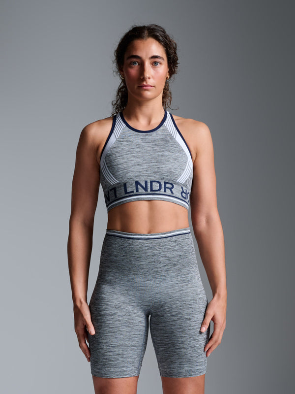 lndr Aero Dynamic Bra Grey Marl