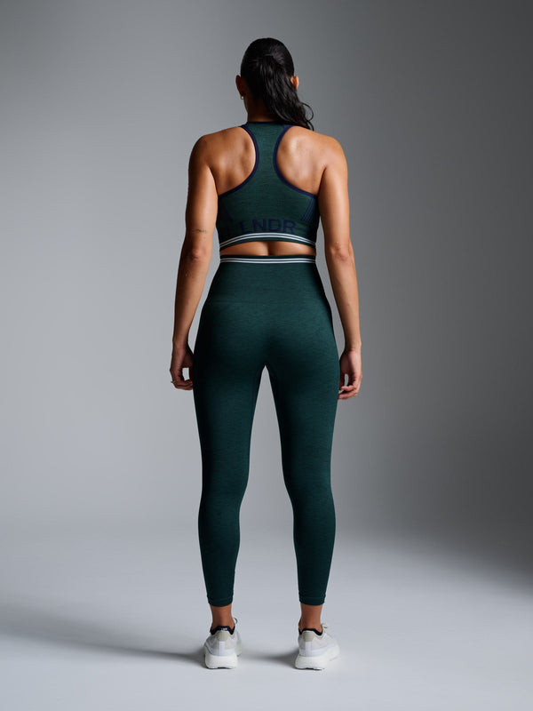 Lndr Chisel Light 7/8 Legging Dark Green Marl