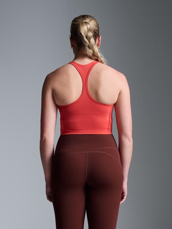 Lndr Femme Fatale Longline Bra Retro Red