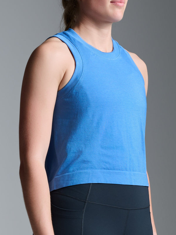 Lndr Here Today Crop Tank Blue