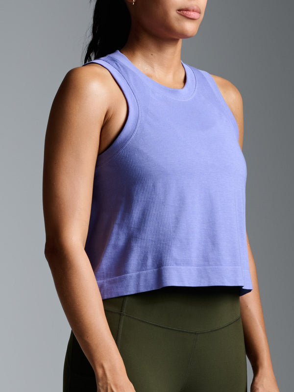 Lndr Here Today Crop Tank Blue Violet