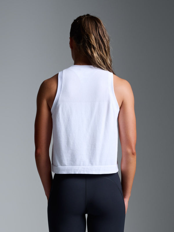 Lndr Here Today Crop Tank White
