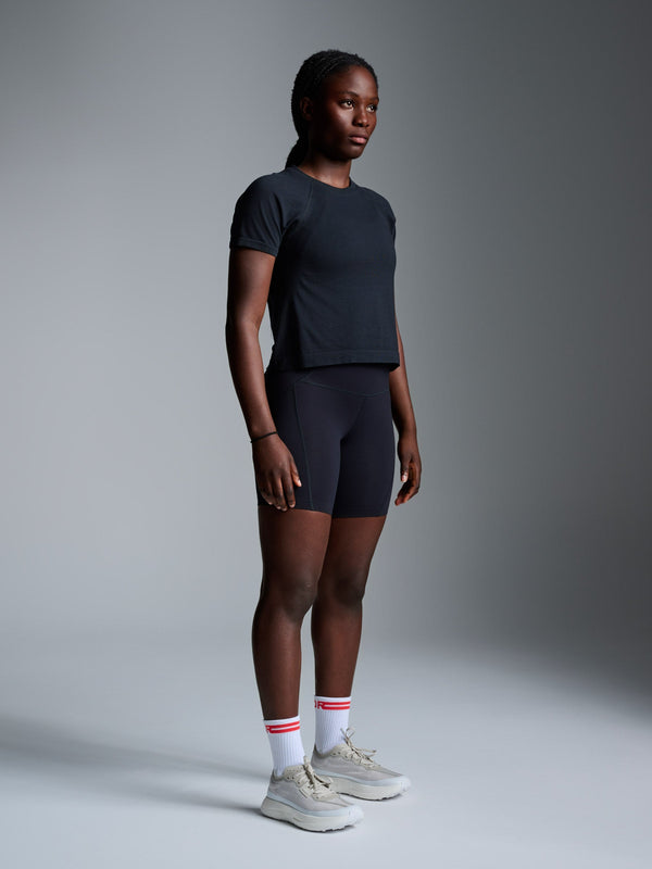Lndr Here Today Crop Tee Black