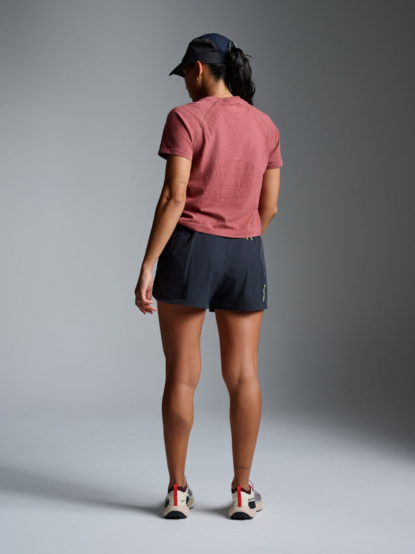 Lndr Here Today Crop Tee Earth Marl