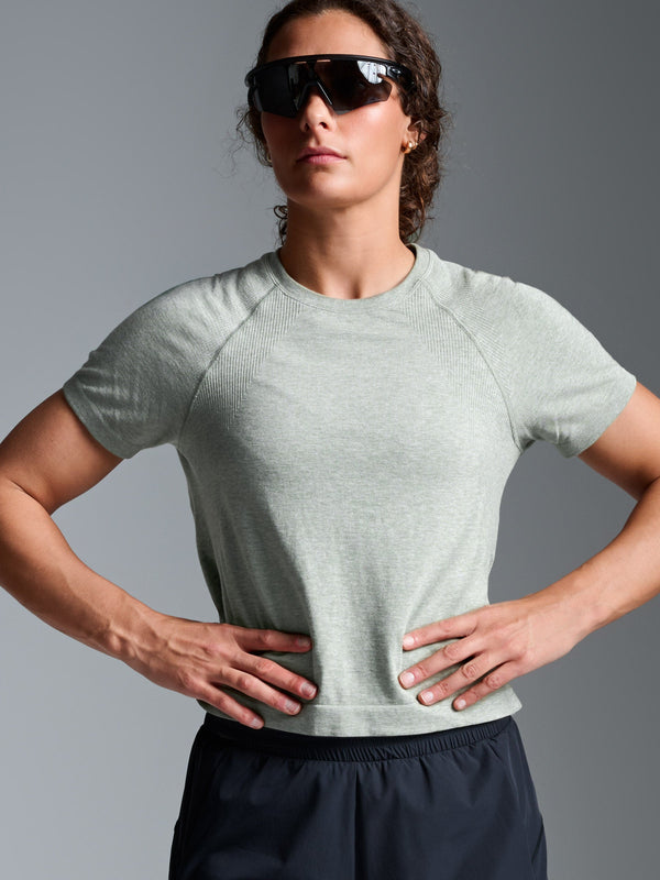 Lndr Here Today Crop Tee Sage Marl