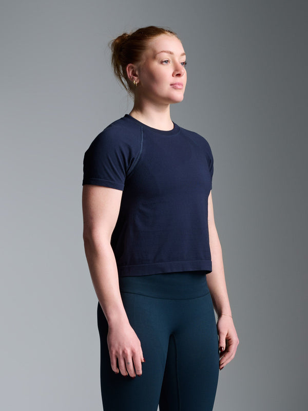 Lndr Here Today Crop Tee True Navy
