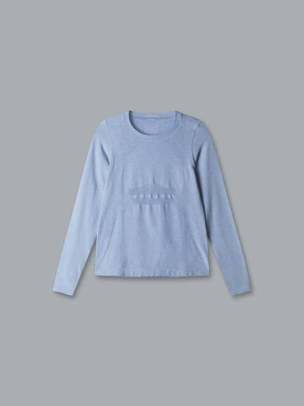 Lndr Here Today LS Blue Marl