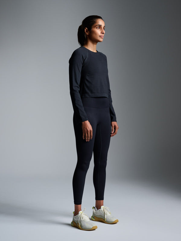 Lndr Here Today LS Crop Black