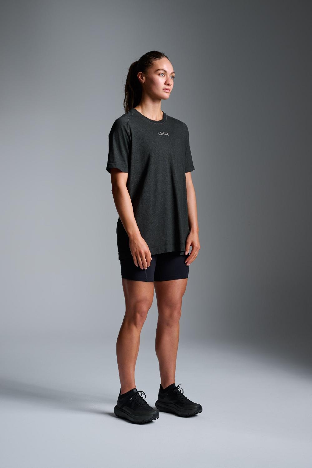 Lndr Here Today OS Tee Faded Black