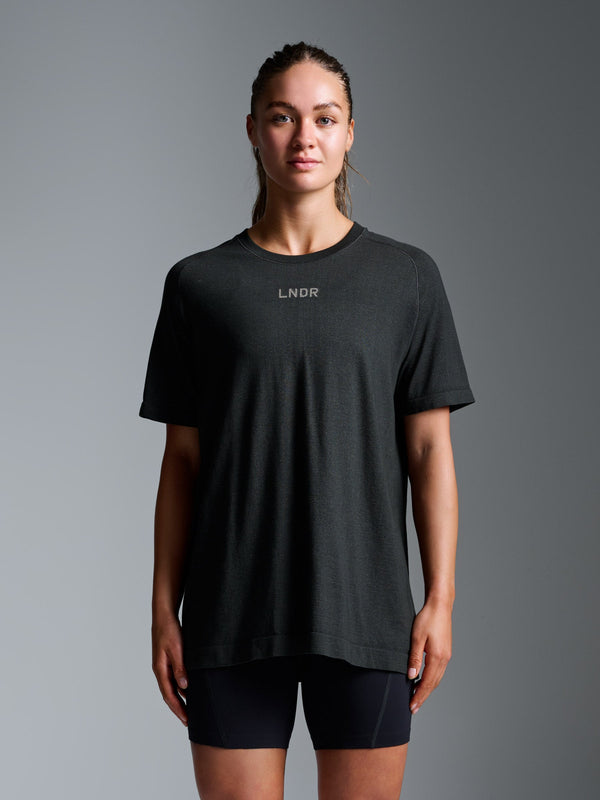 lndr Here Today OS Tee Faded Black