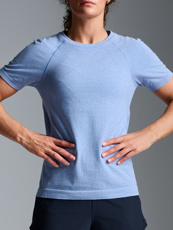 Lndr Here Today Tee Blue Marl