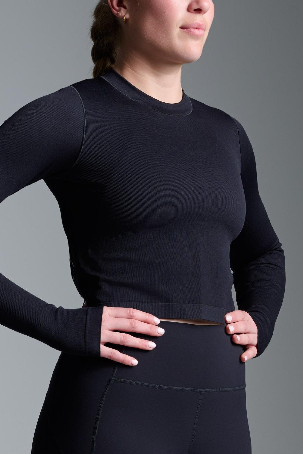 Lndr Power Crop LS BLACK