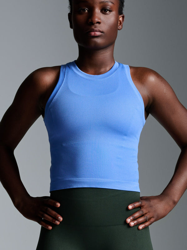 Lndr Power Crop Vibrant Blue