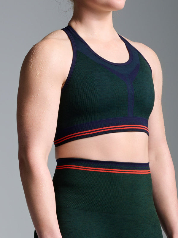 Lndr Renegade Bra Dark Green Marl
