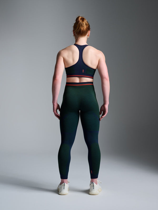Lndr Renegade Legging Dark Green Marl