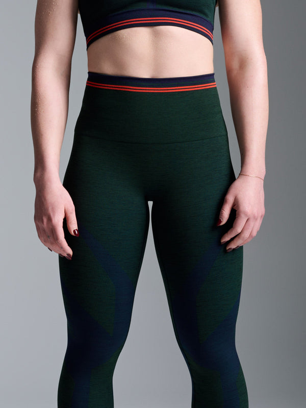 Lndr Renegade Legging Dark Green Marl