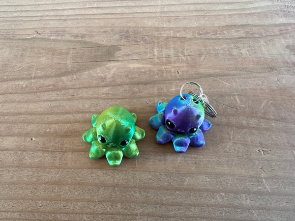 Lnz Custom Design Baby Octopus Fidget Spinner Keychain & Toy