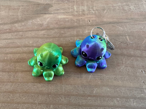 Lnz Custom Design Baby Octopus Fidget Spinner Keychain & Toy
