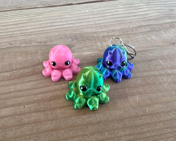 lnz custom design Baby Octopus Fidget Spinner Keychain & Toy