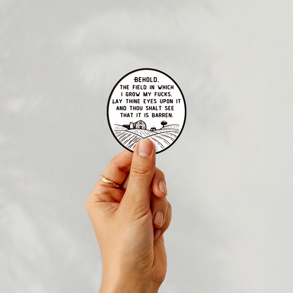 lnz custom design Behold the field in which I grow my fucks