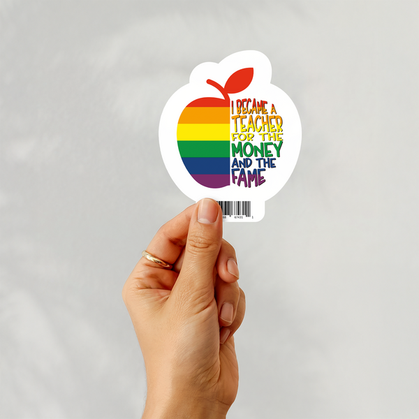 Lnz Custom Design I Became A Teacher For The Money And The Fame