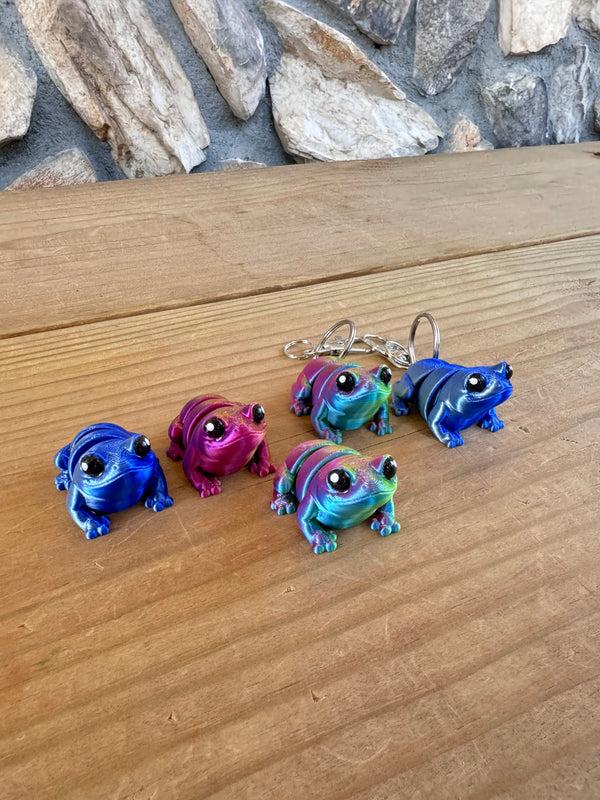 Lnz Custom Design Baby Frog Keychain & Toy