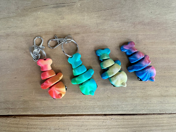 Lnz Custom Design Baby Narwhal Toy & Keychain