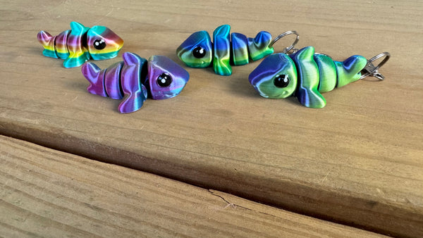 Lnz Custom Design Baby Shark Keychain & Toy