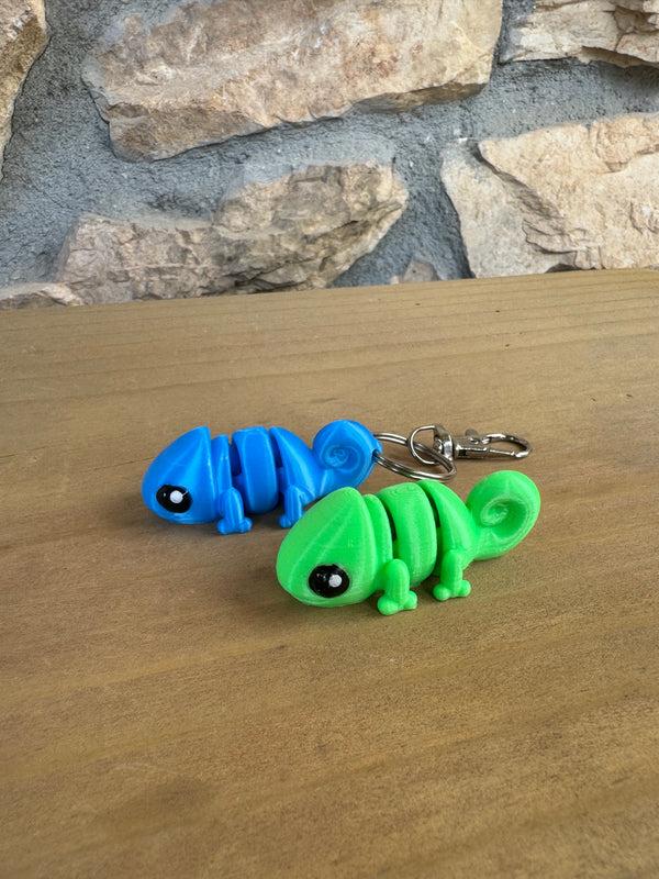 Lnz Custom Design Chameleon Keychain & Toy