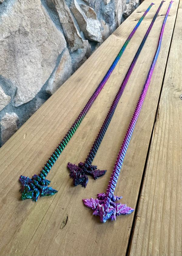 Lnz Custom Design Crystal Dragon Necklace