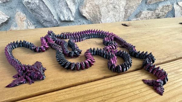 Lnz Custom Design Crystal Dragon Necklace