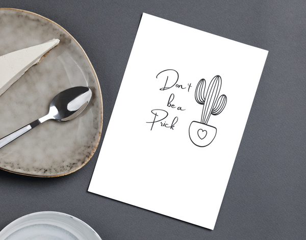 lnz custom design Don't Be A Prick