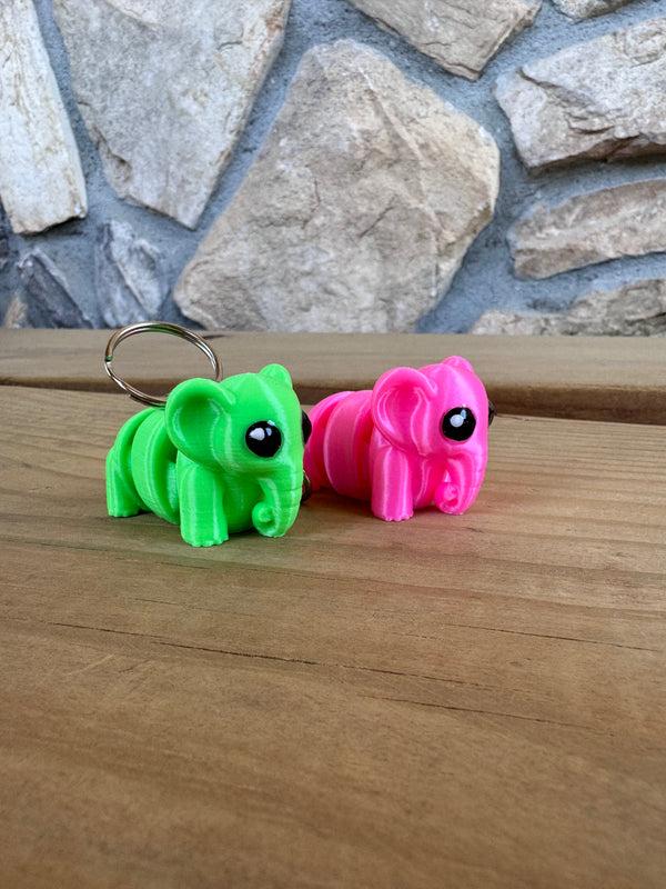 lnz custom design Elephant Keychain & Toy