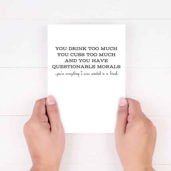 lnz custom design Everything I Want In A Friend