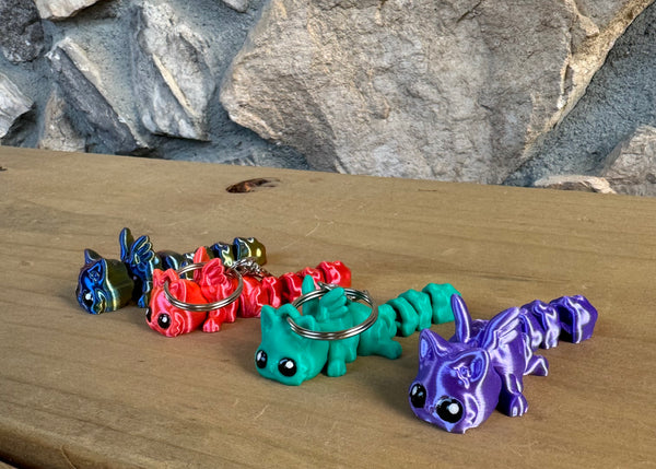 Lnz Custom Design Fairy Cat Keychain & Toy