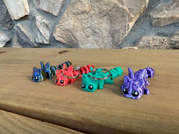 lnz custom design Fairy Cat Keychain & Toy