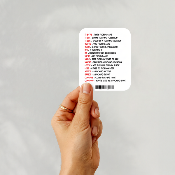 Lnz Custom Design Fucking Grammar