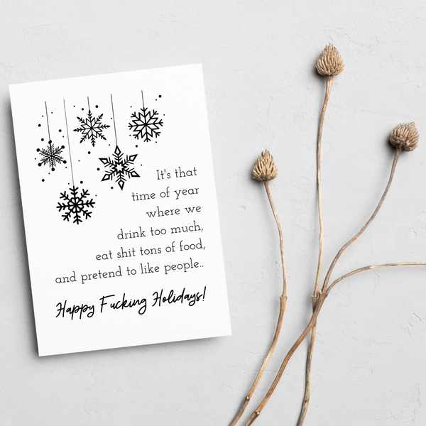 lnz custom design Happy Fucking Holidays