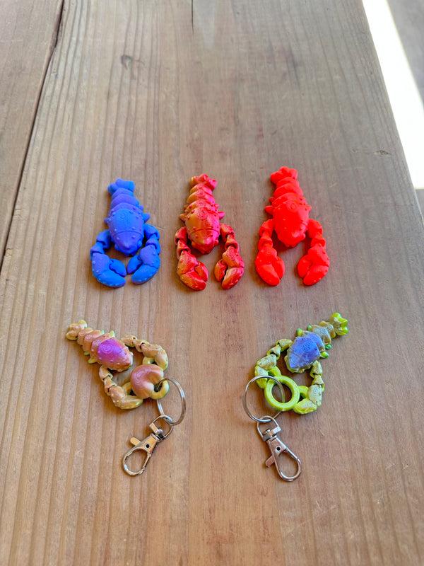 Lnz Custom Design Lobster Keychain & Toy
