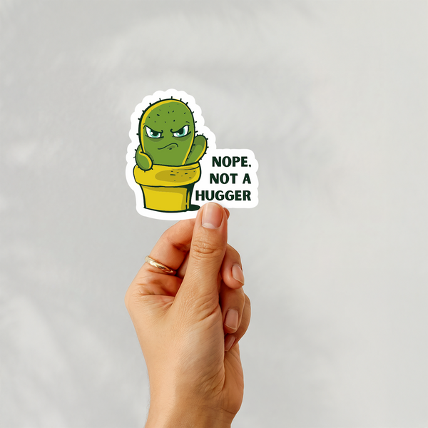 lnz custom design Nope not a hugger