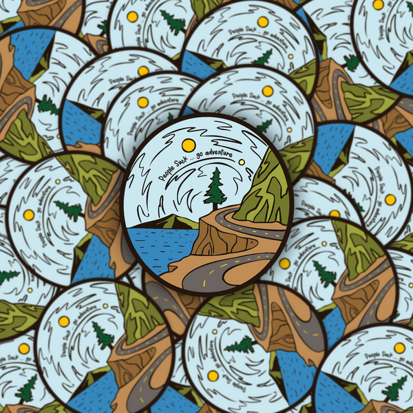 Lnz Custom Design People Suck Go Adventure