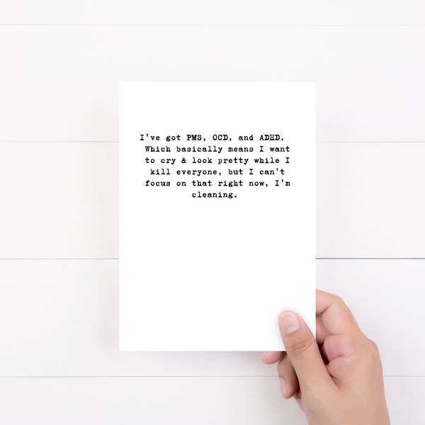 lnz custom design PMS OCD ADHD