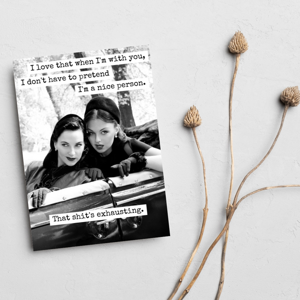 lnz custom design Pretend to be a Nice Person