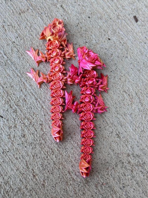 Lnz Custom Design Rose Baby Dragon