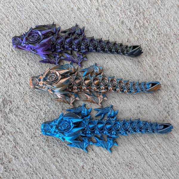 Lnz Custom Design Rose Baby Dragon