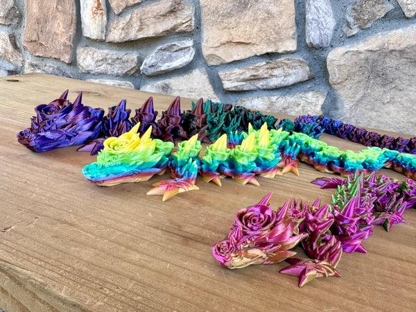 Lnz Custom Design Rose Dragon